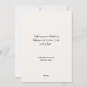 Winter Cute Sparrow Illustration シーズンカード (裏面)