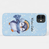 Winter Cutie | Cute Penguin Phone Case Case-Mate iPhoneケース (裏面(横))