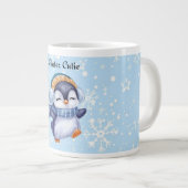 Winter Cutie | Cute Penguin Winter Coffee Mug ジャンボコーヒーマグカップ (正面右)