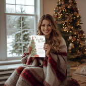 Winter Deck the Halls Bridal Shower Invitation 招待状