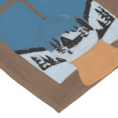 Winter Decorative Table Runner - Snow Globe ショートテーブルランナー (コーナー)