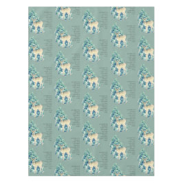 Winter Deer in the Snow – Wildlife Art Home Decor テーブルクロス