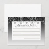Winter Diamondの書き結婚込み可能アドバイスカード アドバイスカード (正面/裏面)