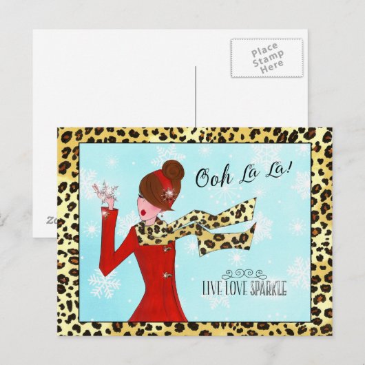 WINTER DIVA - Live Love Sparkle! ポストカード (正面/裏面)