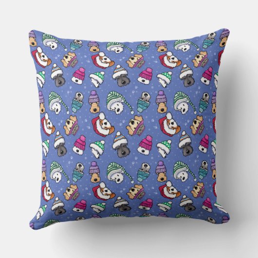 Winter Dogs クッション (裏面)