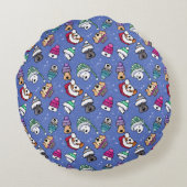 Winter Dogs ラウンドクッション (裏面)