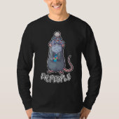 Winter Edition Ew People Saying Pet Rat Wearing Fa Tシャツ (正面)