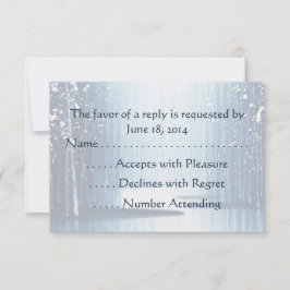 Winter Egrets RSVPカード