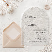 Winter Elegant Simple Wedding  アクリル招待状