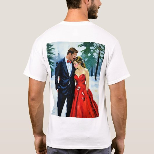 Winter Embrace  Tシャツ (裏面)