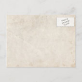 Winter Evergreensヴィンテージ保存日 案内ポストカード (裏面)