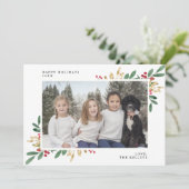 Winter Evergreens, Landscape Large Photo シーズンカード (スタンド正面)