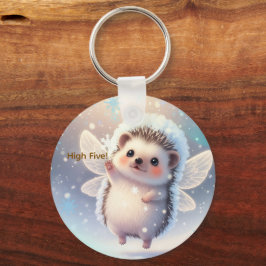 Winter Fairy Hedgehogs  – Cute Snowflake  キーホルダー