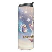 Winter Fairy Hedgehogs  – Cute Snowflake  タンブラー (回転左)