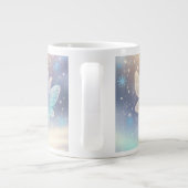 Winter Fairy Hedgehogs Mug – Cute Snowflake  ジャンボコーヒーマグカップ (裏面)
