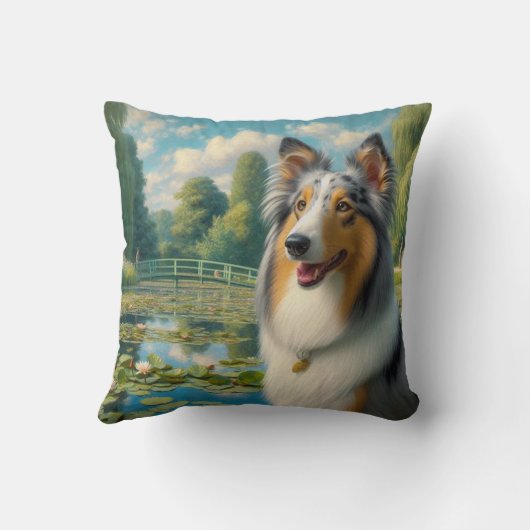 Winter Fairytale - Spring Monet クッション (裏面)