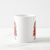 Winter Family Premium Cozy 3D Pixar Watercolor コーヒーマグカップ (中央)