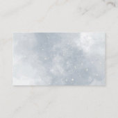 Winter Floral Guess How Many Kisses Bridal Game エンクロージャーカード (裏面)