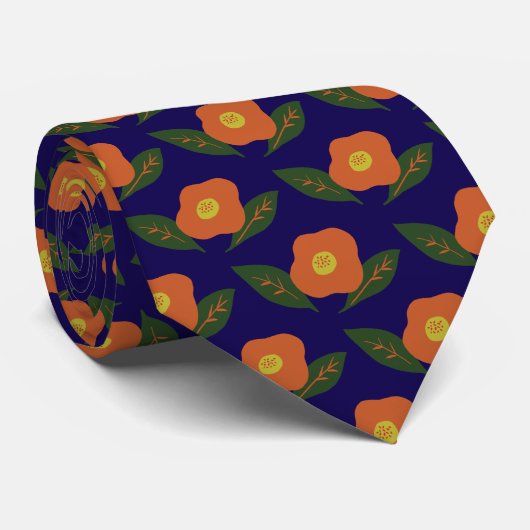 Winter Flower ネクタイ (ロール)