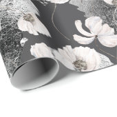 Winter Flower Botanical Christmas  ラッピングペーパー (ロールコーナー)