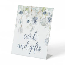 Winter Flowers Shower Cards and Gifts