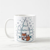 Winter Forest Ceramic Mug (11oz) コーヒーマグカップ (左)