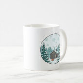 Winter Forest Ceramic Mug (11oz) コーヒーマグカップ (正面右)