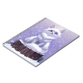 Winter forest : cute whimsical Fox wildlife ノートブック (左側)