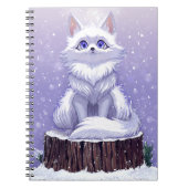 Winter forest : cute whimsical Fox wildlife ノートブック (正面)
