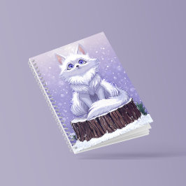 Winter forest : cute whimsical Fox wildlife ノートブック
