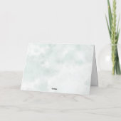 Winter Forest Gender Neutral Baby Shower サンキューカード (裏面)