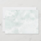 Winter Forest Gender Neutral Baby Shower サンキューカード (裏面)