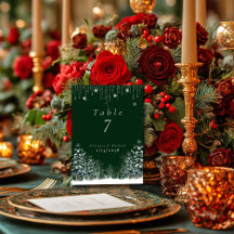 Winter Forest Pine Trees Snowflakes 