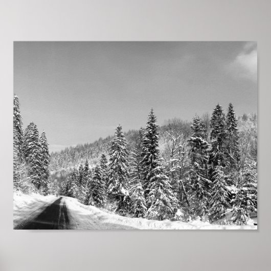 Winter Forest Road ポスター (正面)
