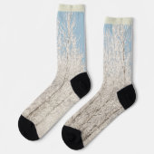 Winter Forest Socks Snow Camouflage Socks  ソックス (左)