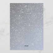 Winter Forest Watercolor Anniversary Invitation 招待状 (裏面)