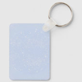 Winter Forest Watercolor Keychain キーホルダー (裏面)
