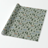 Winter Forest Wrapping Paper ラッピングペーパー (アンロールド)