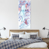 Winter (Four Seasons)、AlphonseミュシャCanvas Print キャンバスプリント (インサイチュ (寝室))