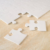 Winter Foxes by Moonlit Snowy River ジグソーパズル (側面)