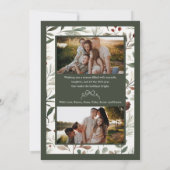 Winter Fresh Christmas Card 招待状 (裏面)