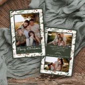 Winter Fresh Christmas Card 招待状