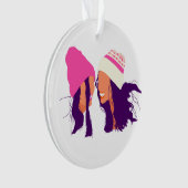 Winter Friends • Christmas Acrylic Ornament オーナメント (正面)