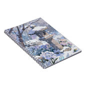 Winter Garden Lantern Spiral Notebook ノートブック (右側)