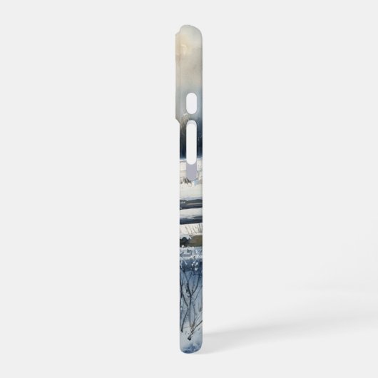 Winter Gate at Sunrise iPhone 16ケース (左側面)