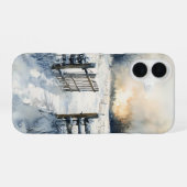 Winter Gate at Sunrise iPhone 16ケース (裏面横)