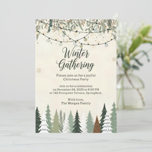 Winter Gathering Christmas 招待状 (スタンド正面)