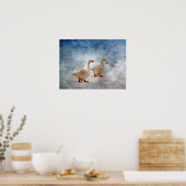 Winter Geese ポスター (キッチン)