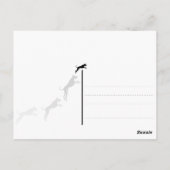 Winter German Shepherd  ポストカード (裏面)