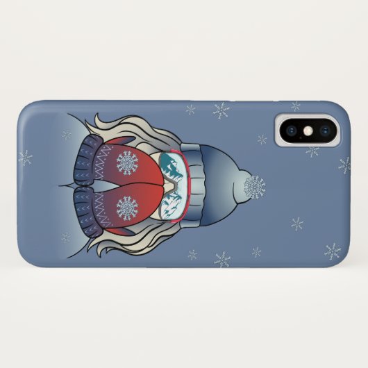 Winter Girl  Case-Mate iPhoneケース (裏面(横))